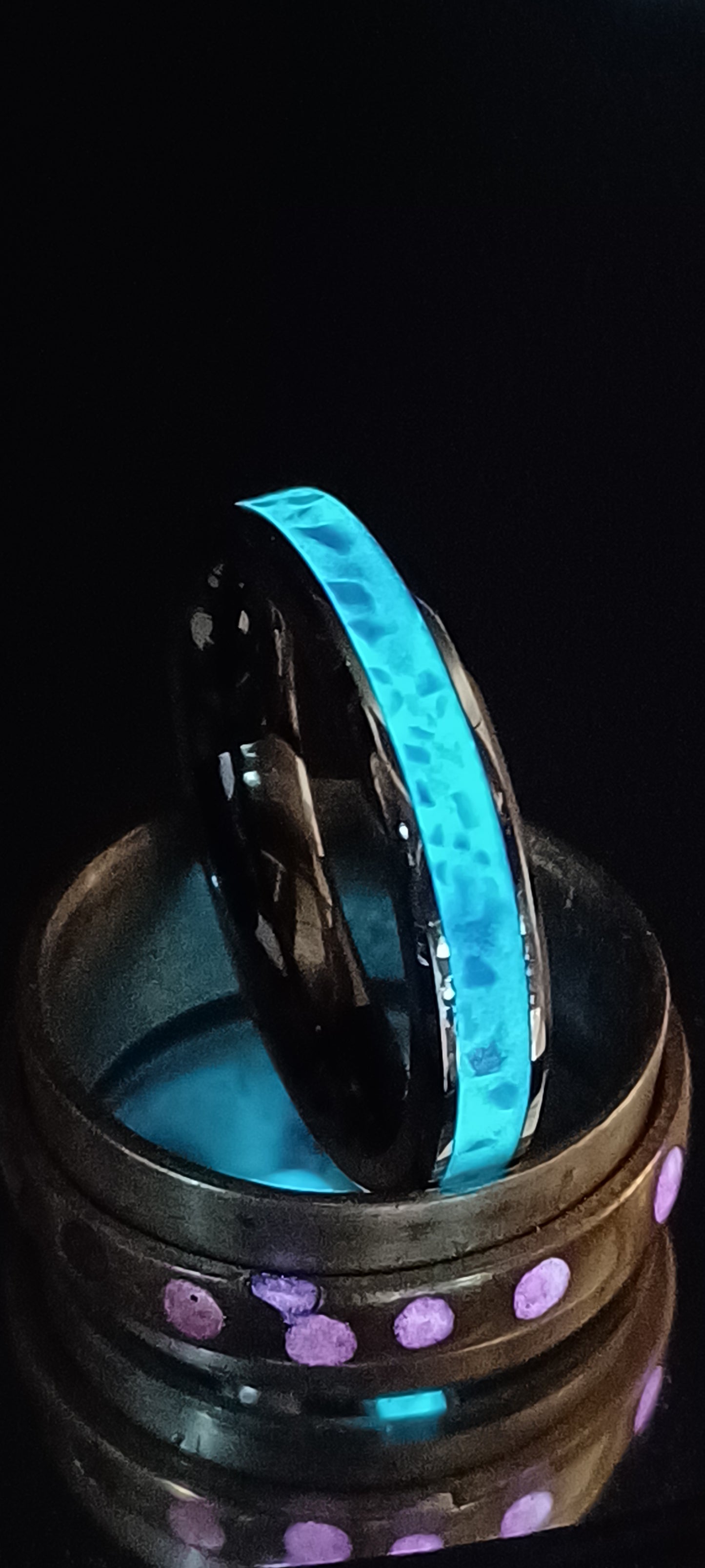 Blue and Purple Opal