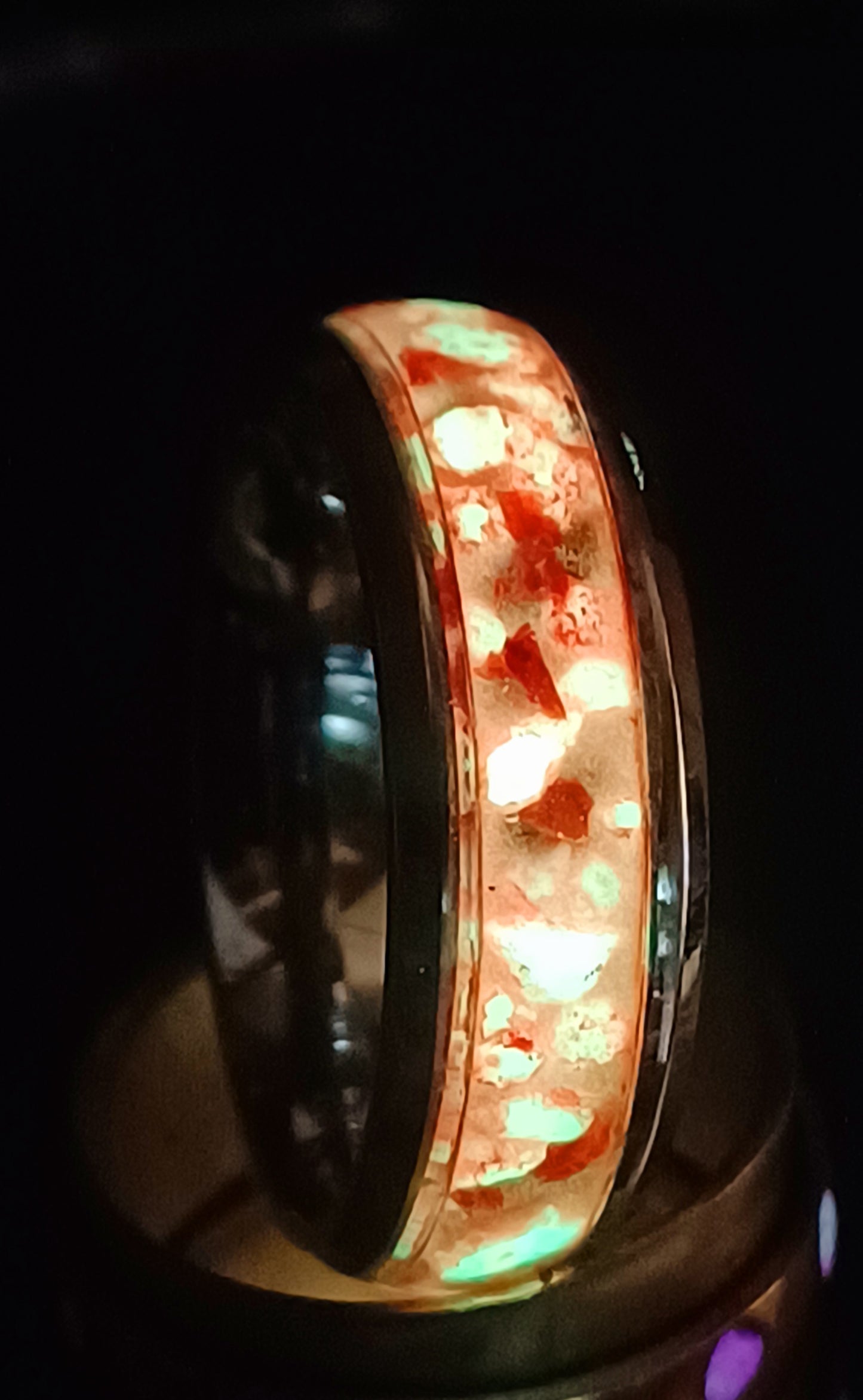 Orange with Lava Inlay