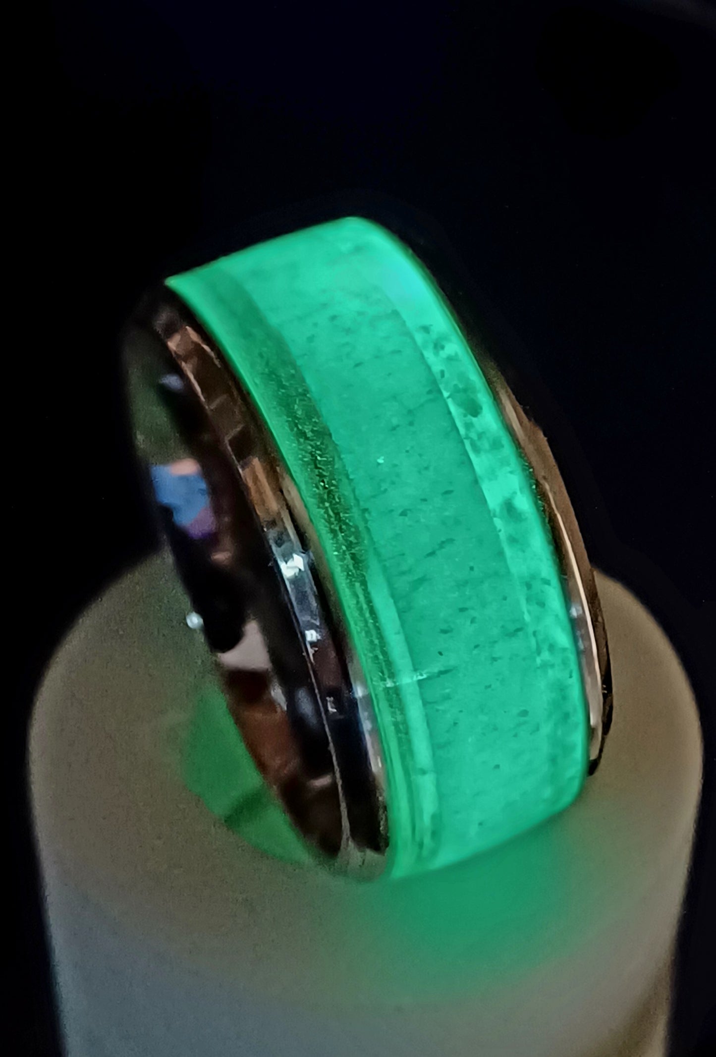 Elk Antler with Turquoise and Red Fishing Line